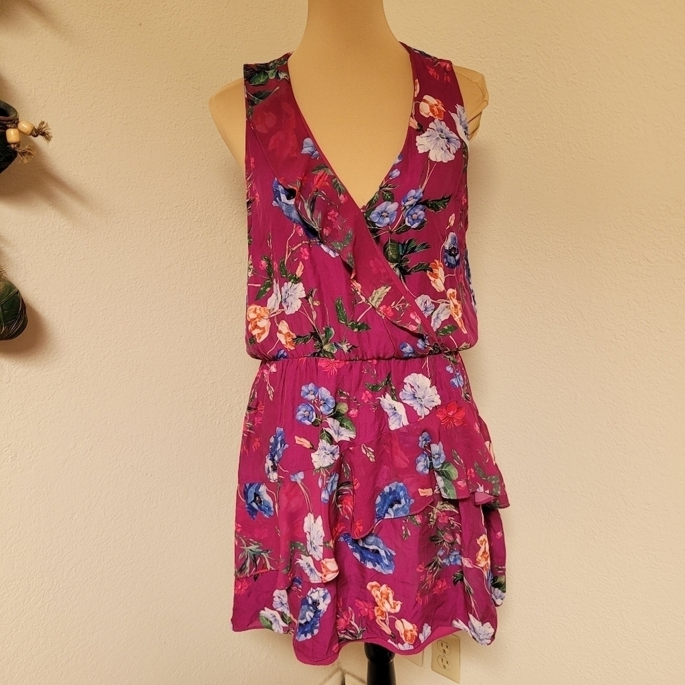 Parker Lexi Floral Print Mini Dress - Picture 2 of 5
